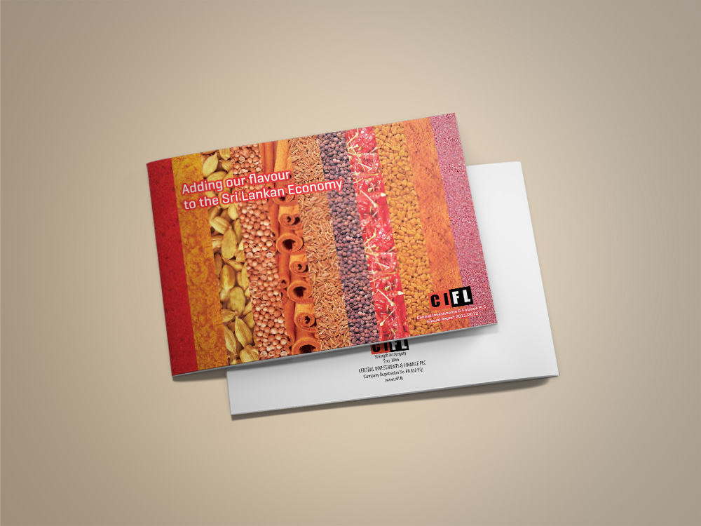CIFL annual report design front and back