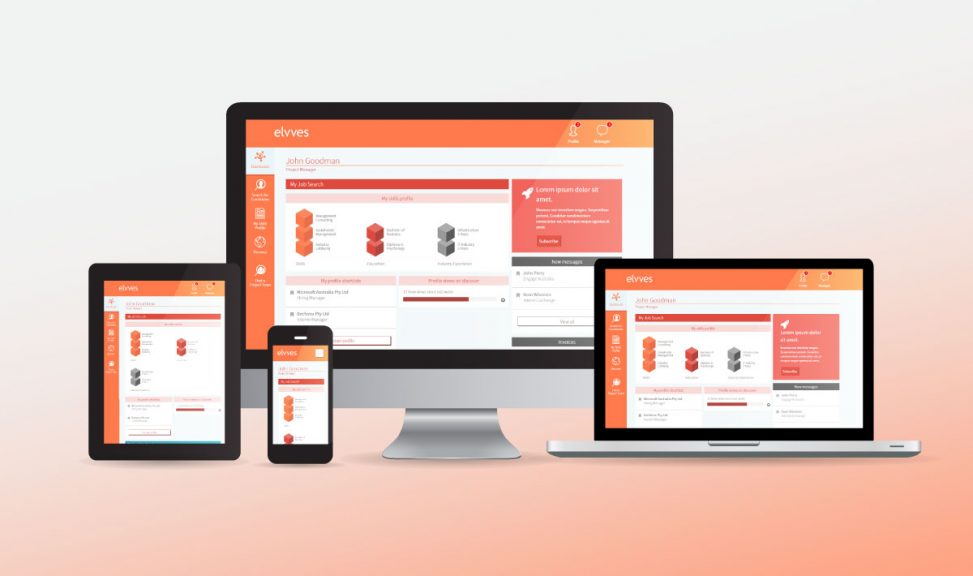 Elvves UI design and development featured image