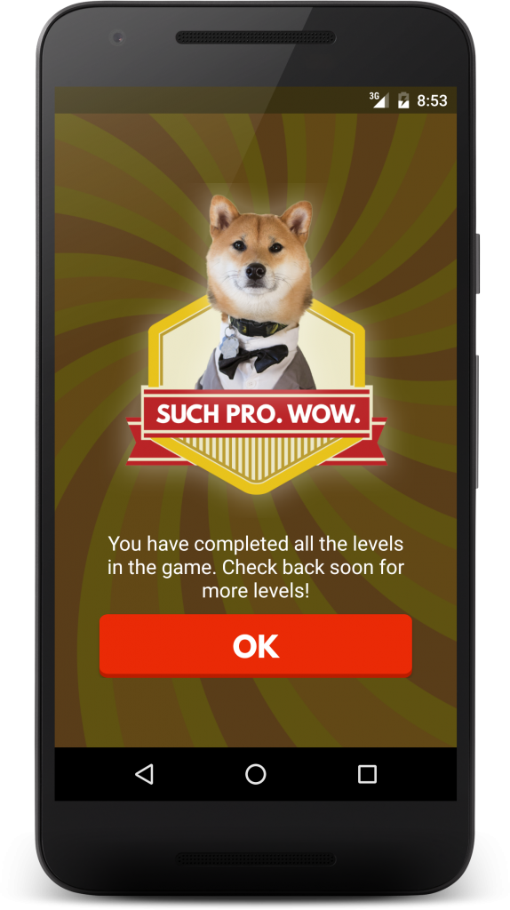 Muchword app design and development game complete